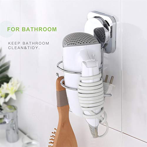 ☀ Dergo ☀Wall Hair Dryer Holder Curling Iron Stand Styling Tools Storage Organizer Rack