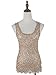 Anna-Kaci Womens Casual Formal Embroidered Lace Sequin Sleeveless Shirt Tank Top