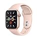 Apple Watch Series 5 (GPS + Cellular, 40MM) - Gold Aluminum Case with Pink Sport Band (Renewed)