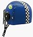 Kids Plastic Racing Helmet Blue