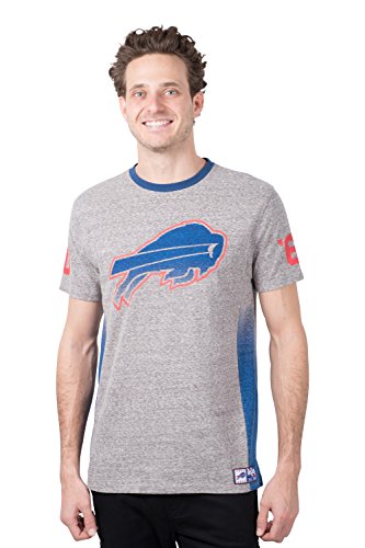 Ultra Game NFL Atlanta Falcons Mens Vintage Ringer Short Sleeve Tee Shirt, Gray, Medium - Used condition - CA$42.95