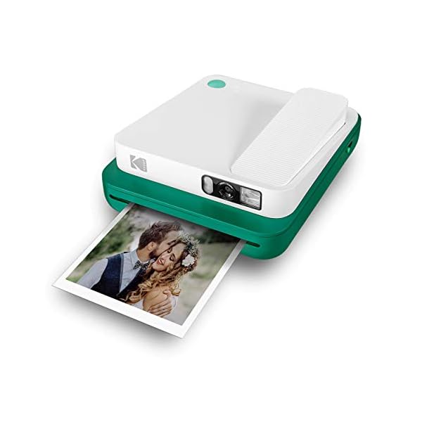 KODAK Smile Classic Sofortbilddigitalkamera + Bluetooth (Grün), 16MP, 35 Drucke/Aufladung – Starter-Pack 3,5 x 4,25 Zoll…