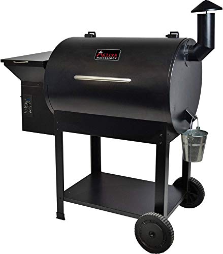 ACTIVA Grill Pelletsmoker XXL Grillwagen Smoker BBQ Barbeque Räuchern Smoken Räucherofen, Pellet-Smoker