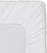 Unique Beddings Authentic 1500 Thread Count Heavy Soft Egyptian Cotton Sheet Set DEEP Pocket, Queen, White Solid, Premium Quality (Features : Fully Elastic Fitted Sheet Fits 10-12