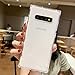Tzomsze Samsung s10 Plus Case Clear,Samsung Galaxy S10 Plus Square Case Transparent Case Cover Reinforced Corners TPU Cushion,Crystal Slim Shock Absorption TPU Silicone Shell-Crystal Clear