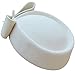 Ladies Teardrop Fancy Wool Fascinator Cocktail Pillbox Hat Formal Racing A253 (Ivory)