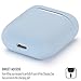 Compatible Airpods Case, Protective Ultra-Thin Soft Silicone Shockproof Non-Slip Protection Accessories Cover Case for Apple Airpods 2 & 1 Charging Case - Light Blue