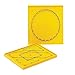 School Smart Double Sided Geoboard with Rubber Bands, 6 x 6 Inches - 091461