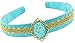 Little Pretends Jasmine Aladdin Costume Accessory Set for Children Girls - Headband Crown and Bracelet Jewelry (Headband) Blue
