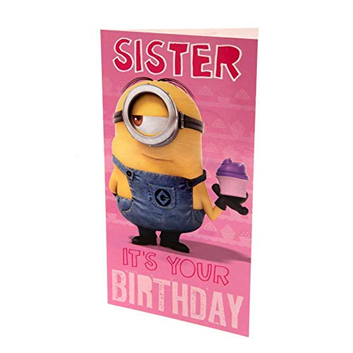 Despicable Me "Awesome Time" Sister Birthday Card