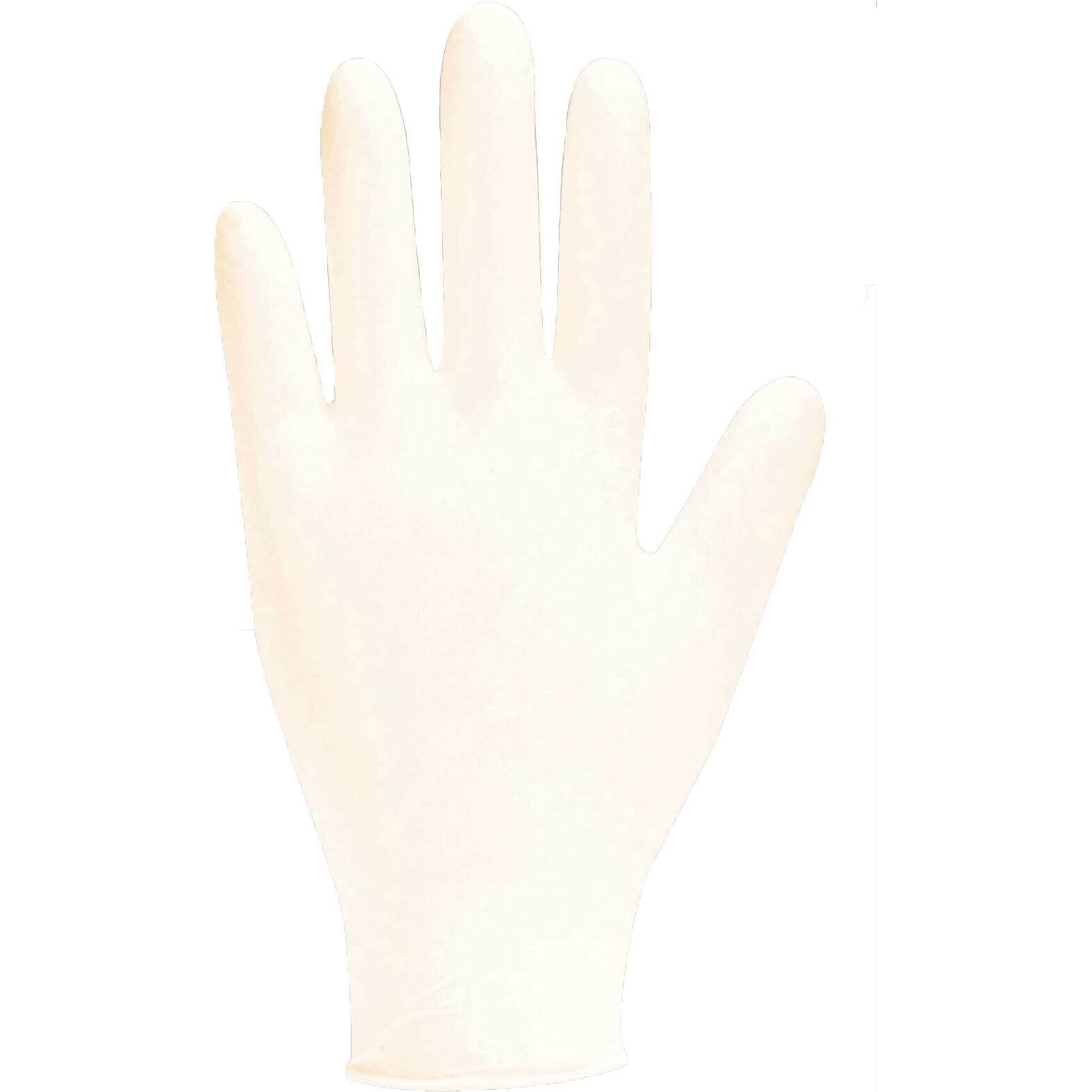 Bodyguards GL818 Lightly Powdered Latex Disposable Gloves - Box of 100 X 2 (Large)