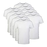 Gildan Men's Crew T-Shirt 12 Pack, White, X-Large