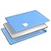 Kuzy Compatible with MacBook Pro 15.4 inch Case Model A1398 with Retina Display Soft Touch 15 inch Plastic Hard Shell Cover for Older MacBook Pro 15.4 inch, Serenity Blue