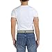 Ayliss Men's Elastic Fabric Woven Stretch Belt Leather Inlay,Khaki