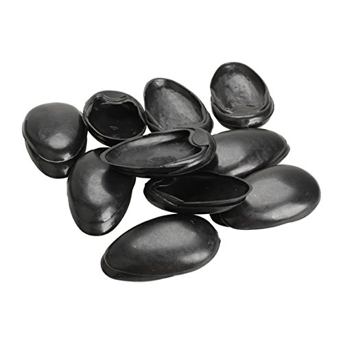 Vktech 10 Pairs Black Plastic Hairdressing Dye Coloring Ear Cover Shield Protector