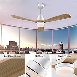 BOJUE 60” Ceiling Fans with Light Remote