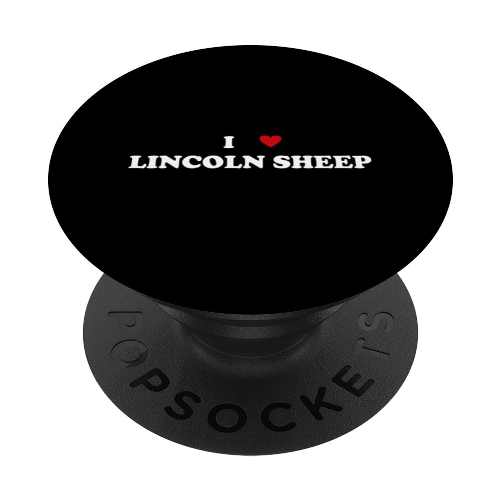 I Heart Breed Cattle Farmer - I Love Lincoln Sheep PopSockets Swappable PopGrip