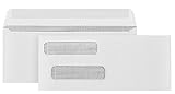 500#8 Gummed Double Window Security Check Envelopes