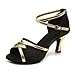 Roymall Women's Satin Latin Dance Shoes Model 225