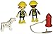 Hape Happy Firemen Wooden Play Figures for Toddler Roleplay
