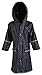 Girls Boys Waterproof Full Length Long Hooded Raincoat Jacket Coat for Children
