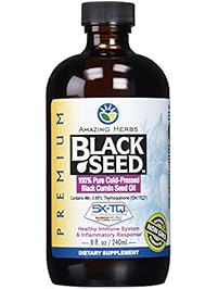 Amazing Herbs Premium Black Seed Oil, 8 Fluid Ounce(Packaging May Vary)