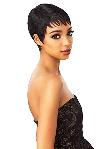 SensationnelInstant Fashion Wig - Ifw Ruby Synthetic Quick On the Go Styling Comfort Pre Made Styled (1B OFFBLACK)