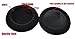 Synsen 5 Pairs 50mm(2inch) Quality Replacement Ear Pad Foam Earbud Sponge Cover Cushions for Sennheiser PX100 / Sony MDR-G57 / Philips/Plantronics & Other Headphones (50mm, Black)