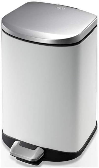 FSJIANGYUE Cocina Creativa Rectangular Bote de Basura de Acero