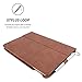 iPad Air 2 Case, Snugg Executive Brown Leather Smart Case Cover Apple iPad Air 2 Protective Flip Stand Cover with Auto Wake/Sleep