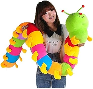 ALISHA TOYS Very Cute and Beautiful Soft Caterpillar Teddy Bear Soft Toy for Kids / Girls / Gifting / Valentine / Anniversary / Birthday / Kids (Multicolor) - 125 cm - 4 feet