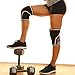 Fitru Knee Sleeves (Pair) Support & Compression for Crossfit & Weightlifting - 7mm Neoprene for Men & Women