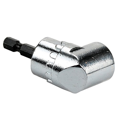 Breynet Flexible Drill Extention Bit Holder, 105 Degree Right Angle 1/4inch Drill Bit Extension Socket Screwdriver Driver Adapter (30CM) - Thumbnail 5