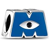 Feitery Evil Eyes Charms Compatible for Pandora Bracelets and Necklaces for Women 925 Sterling Silver Jewelry Women's Bead Charms,Birthday Gifts