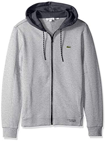 Lacoste Men's Fleece Sweatshirt Ergonmic Detail