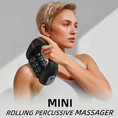 MODILIC Electric Muscle Roller for Post-Workout Recovery, Deep Rolling Massager for Legs, Calves, Back & Neck, Handheld Powered Rolling Tool, Rechargeable, 3 Speed Fitness Recovery