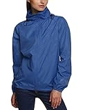 Zeagoo Women's Outdoor Rain Jacket Cycling Waterproof Lightweight Raincoat Dark Blue M