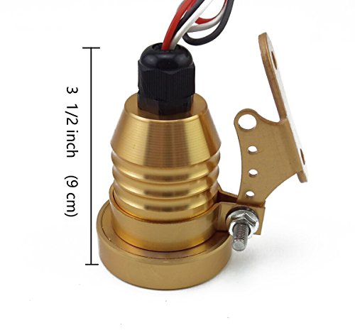 TASWK Brake Tail Light Motorcycle License Plate Mount Lights for Harley Dyna Bobber Honda Yamaha Suzuki Kawasaki (Copper)