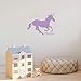 Unicorn Wall Decal | Vinyl Sticker with Stars and Personalized with Custom Name For Girl's Bedroom, Playroom, Baby Nursery | Choose from Gold, Pink, Purple, Red | Small, Large Sizes