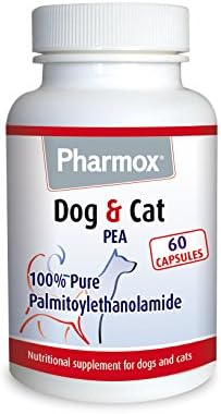 Chemeyes Pet Health Solutions 100% Pure PEA (Palmitoylethanolamide, palmidrol) for Dogs & Cats anti anxiety in a vegetarian capsule