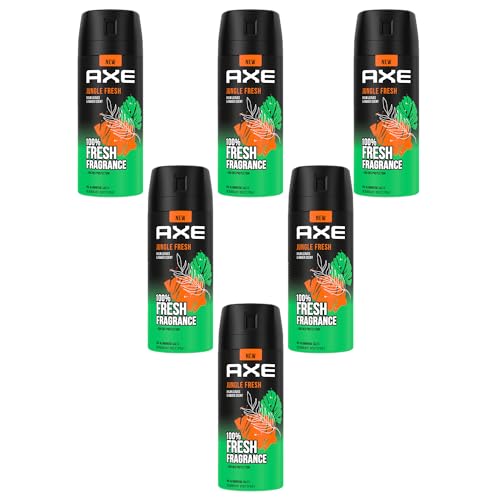 AXE Bodyspray Jungle Fresh Deo ohne Aluminium 6x 150ml