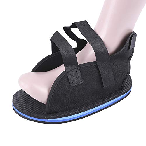 Broken Surgical Foot Rehabilitation Shoes Foot Fracture Recovery Shoes Walking Boot with Adjustable Straps Open Toe Plaster Cast Shoe Post Surgery Recovery Protecting Supporting Foot Ankle Injuries