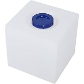 Akozon Fresh Water Holding, 8 Gallon RV Water Holding 12.8 X 12.4 X 12.0 in Food Grade LLDPE Fresh Water Storage for Trailer Boat Yacht