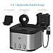 MAKETECH Aluminum Compatible Apple Watch/Fitbit Blaze/Smartphone [3-in-1 Stand] Charging Stand with Cable Management, 4-Port 6A/30W Desktop USB Charging Station for Phones and Tablets(Space Gray)
