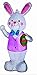 Airblown JUMBO SIZED AIRBLOWN EASTER BUNNY WITH GIANT EASTER EGG 08678