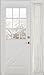 Stylemaster Elegance Sheer Voile Sidelight Panel, 30
