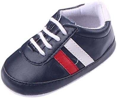 Toddler Newborn Baby Walkers Learning,Infant Grils Boys Premium Retro Red and White Oblique Stripes Soft Sole Prewalker Warm Winter Shoes Boots (Age:3M/US:4, Black)