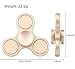 Fidget Spinner, ESARORA MINI Size Hand Spinner Finger Spinner Easy to Carry Relieve Stress High Speed Focus Toy for Killing Time (Gold)