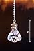 Set of 2 Acrylic Crystal Diamond Ceiling Lighting Fan Pull Chain