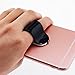 SELECTIAL Finger Grip Phone Ring Holder Stand Cellphone Kickstand for iPhone 8 / 7 / 6 / 6s Plus, 5, 5S/C/SE, Samsung Galaxy S8/S8 Plus, S7, Edge, S6, Edge, S5, All Tablet (Black)